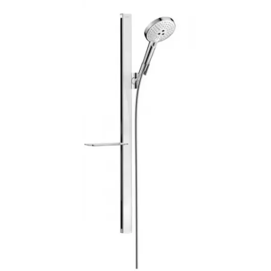 Душевой набор Raindance Select S 120 3jet / Unica' E 090 м EcoSmart 9 л/минбелый/хром HANSGROHE 27649400