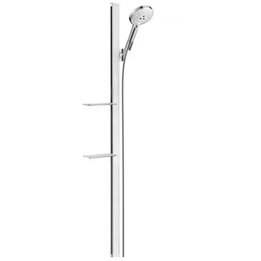 Душевой набор Raindance Select S 120 3jet / Unica' E 150 мбелый/хром HANSGROHE 27646400