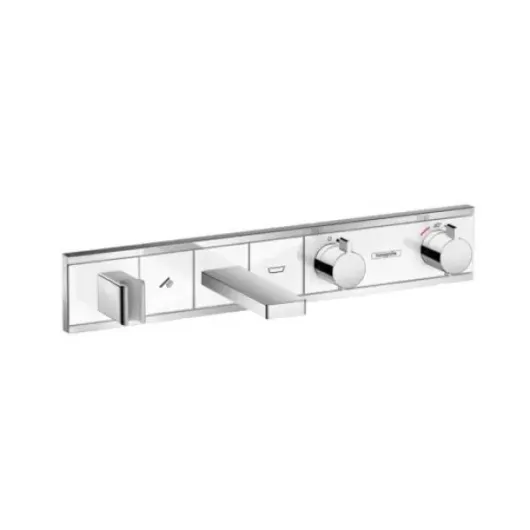 Панель RainSelect для ванны с 2 кнопками СМбелый/хром HANSGROHE 15359400