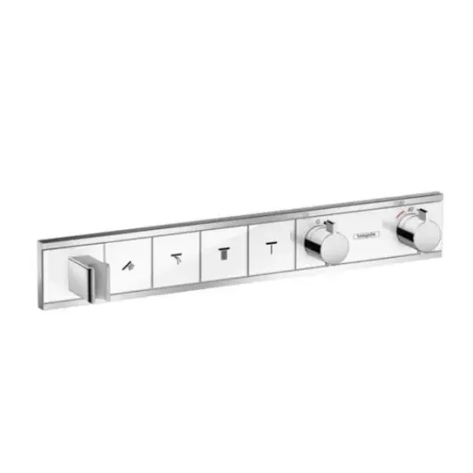 Панель RainSelect с 4 кнопками СМбелый/хром HANSGROHE 15357400
