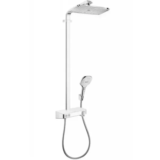 Душевая система  Raindance Select E 360 1jet ST Showerpipe белый/хром НANSGROHE 27288400