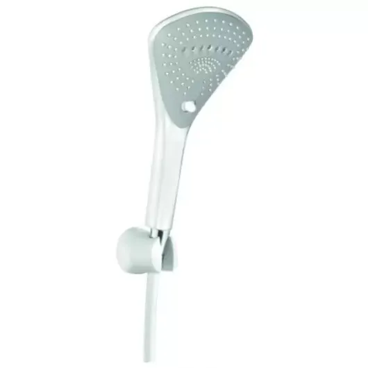 Душевая лейка FIZZ 3S держатель шланг /125/(белый/хром) Kludi 6775091-00