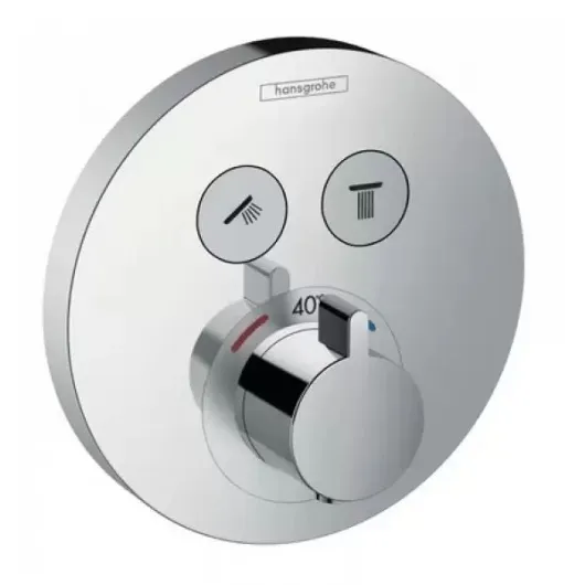 Термостат ShowerSelect на 2 пользователя наружная часть хром 15743000