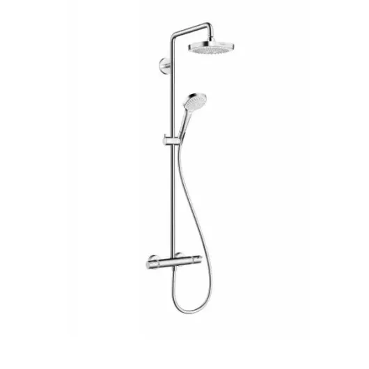 Душевая система НANSGROHE Croma Select E 180 Showerpipe wh/chr 27256400