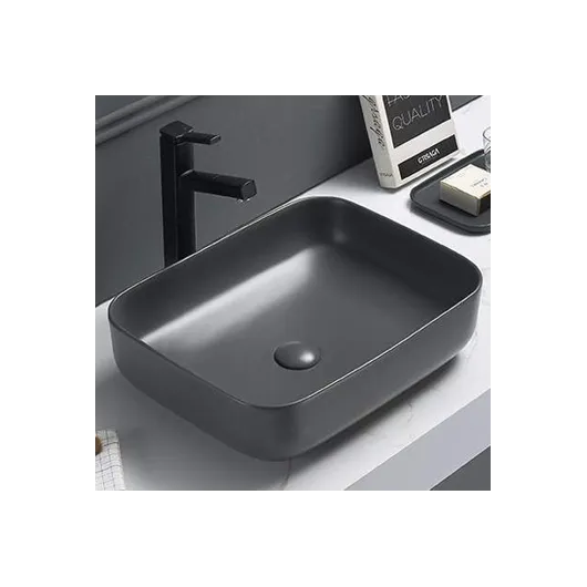 Накладная раковина T-Y9378MDH графит матовая 00-00007640 COMFORTY