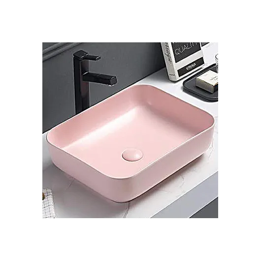Накладная раковина T-Y9378MP розовая матовая 00-00007637 COMFORTY