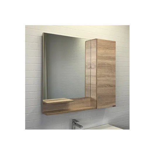 Зеркало-шкаф Варна-90 дуб сонома 00-00009918 Comforty