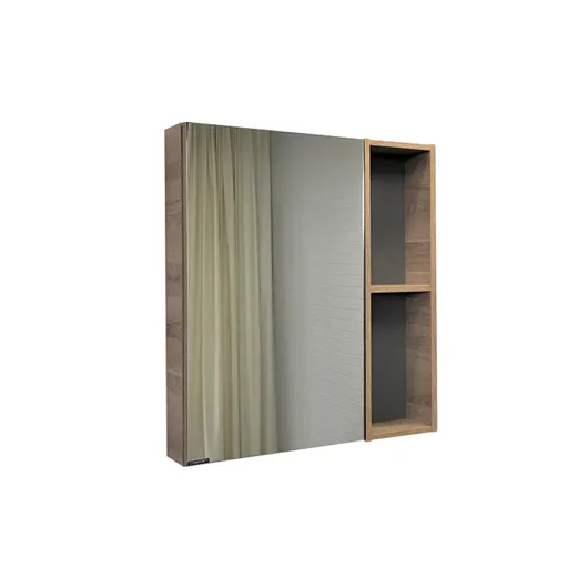 Зеркало-шкаф Дуэт-75 дуб натуральный 00-00009924 Comforty